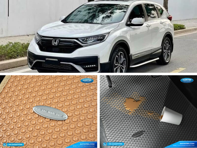 Thảm lót sàn ô tô Honda CRV bền 10 năm