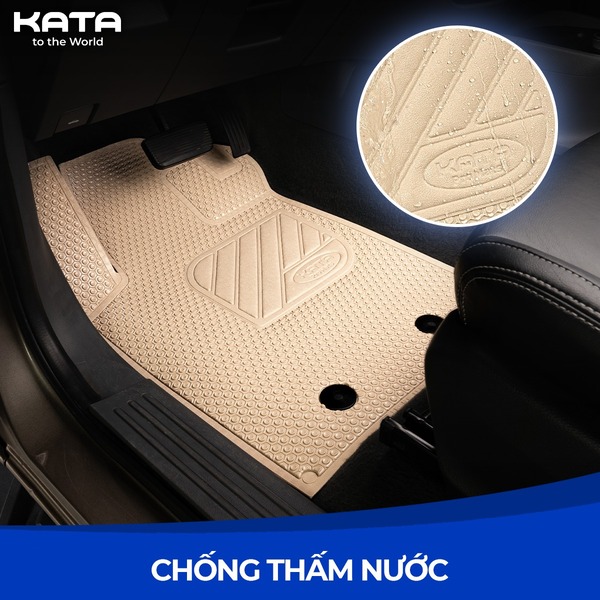 Thảm lót sàn ô tô KATA ngăn chặn ẩm mốc, chống thấm vượt trội