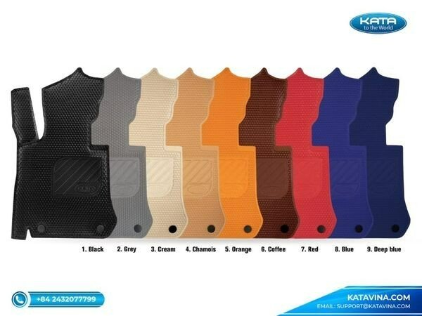 Các màu sắc của thảm lót sàn KATA dành cho khách hàng