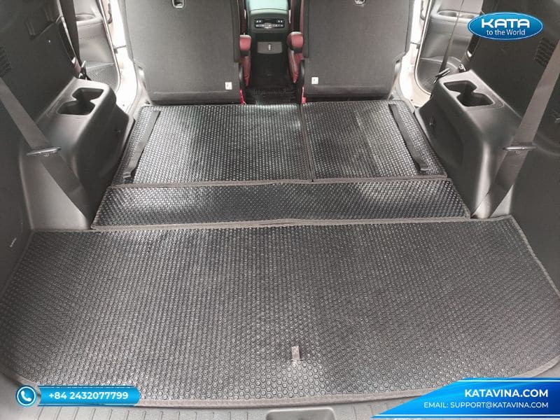 Hình ảnh thảm lót sàn ô tô Hyundai Palisade 2023 lót cốp và ốp lưng