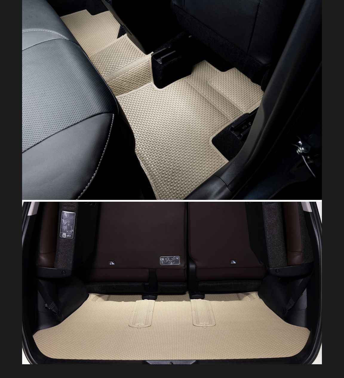 Thảm lót sàn ô tô Hyundai Santafe 2021 - Phiên bản PRO ghế sau