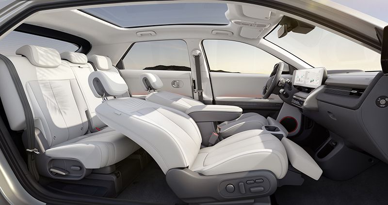 Hyundai Ioniq 5 2022 có kích thước tổng thể nổi bật hơn những dòng xe khác cùng phân khúc