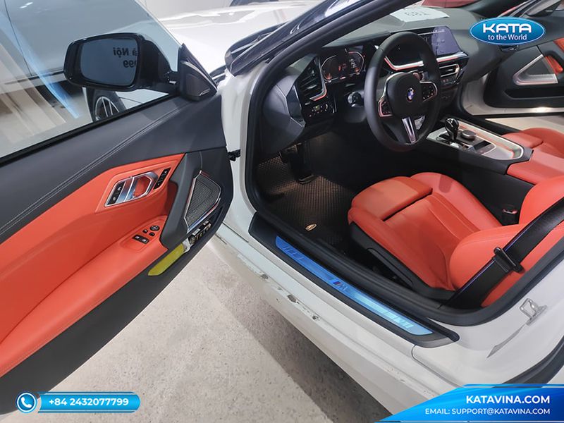 Thảm trải sàn ô tô BMW Z4 2021 của KATA được làm từ PVC nguyên sinh