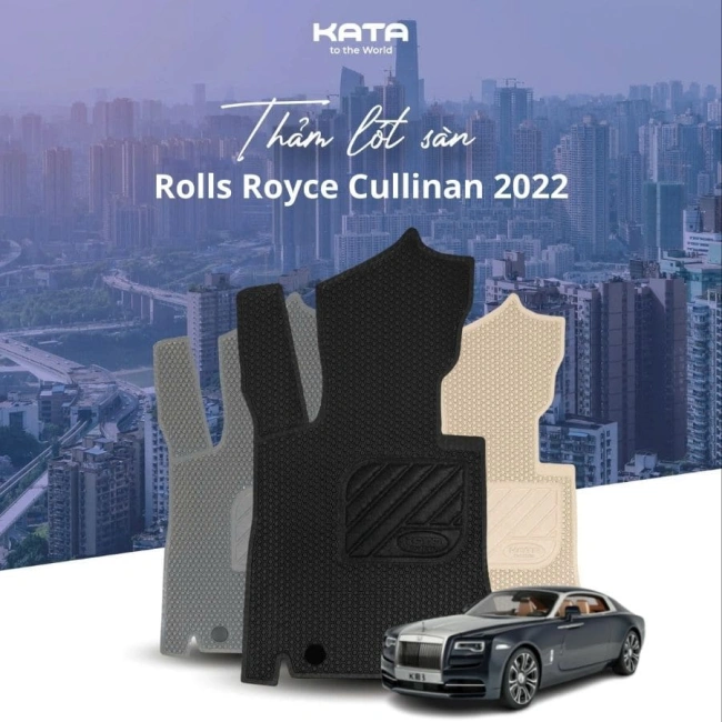 Thảm Lót Sàn Ô Tô Rolls-Royce Cullinan