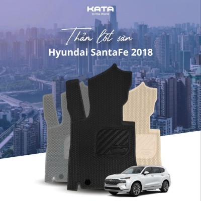 Thảm Lót Sàn Hyundai SantaFe 2018