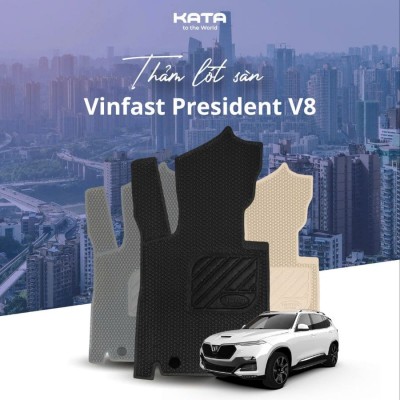 Bộ thảm lót sàn ô tô Vinfast President V8