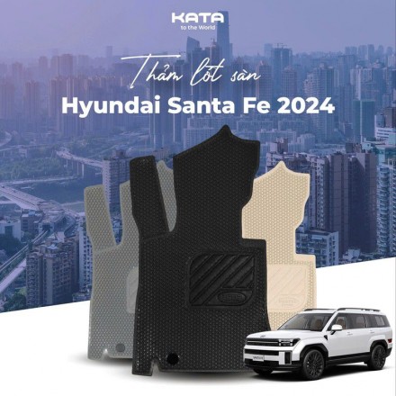 Thảm Lót Sàn Ô Tô Hyundai Santafe 2024