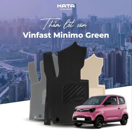 Thảm Lót Sàn Ô Tô VinFast Minio Green