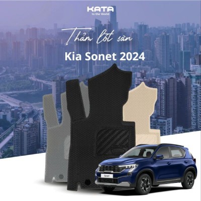 Thảm Lót Sàn Ô Tô Kia Sonet 2024