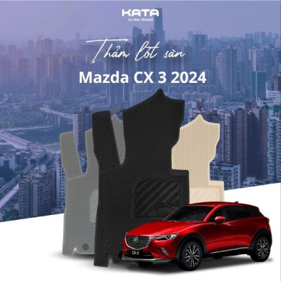 Thảm Lót Sàn Ô Tô Mazda CX 3 2024