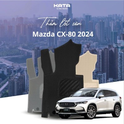 Thảm Lót Sàn Ô Tô Mazda CX-80 2024