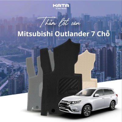 Thảm lót sàn ô tô Mitsubishi Outlander 7 Chỗ 2017, 2018, 2019, 2020