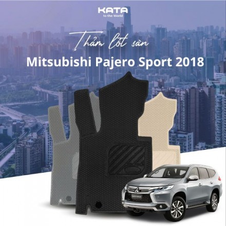 Thảm lót sàn ô tô Mitsubishi Pajero Sport 2018 