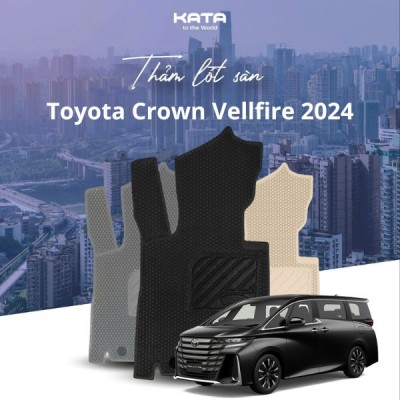 Thảm sàn Toyota Crown Vellfire 2024