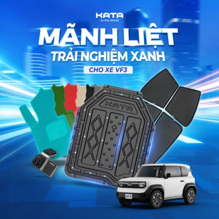Combo Mãnh Liệt Trải Nghiệm Xanh cho xe VF3