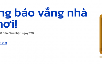Thông báo nghỉ mát