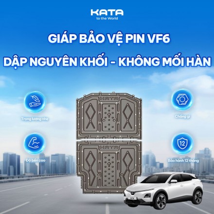 Giáp Bảo Vệ Pin Vinfast VF6 | Tấm Ốp KATA Trọng Lượng Nhẹ