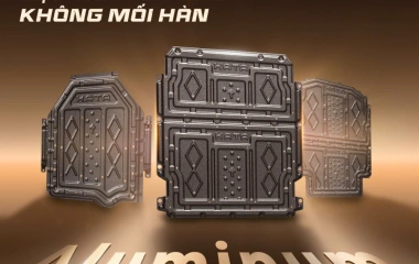 KATA Phát Triển Giáp Pin Nhôm-Magie Dark Brown Dày 2.0mm