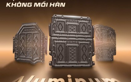 KATA Phát Triển Giáp Pin Nhôm-Magie Dark Brown Dày 2.0mm