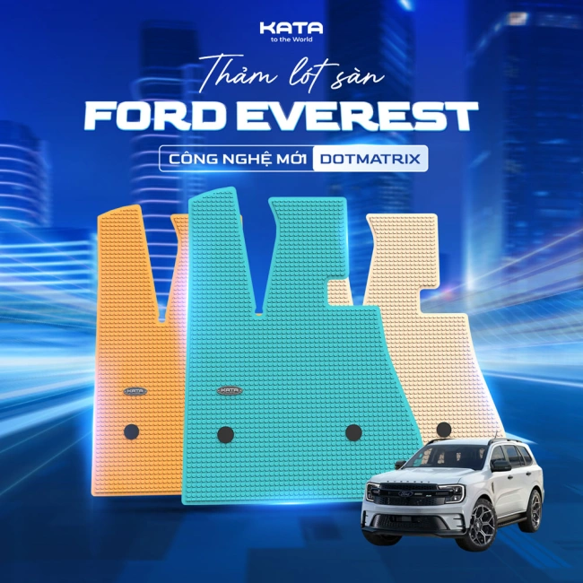Thảm Lót Sàn Xe Ford Everest 2015-2026