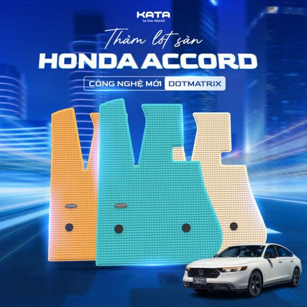 Thảm lót sàn ô tô Honda Accord 2019-2025 Cao Cấp