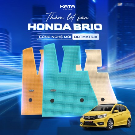 Thảm lót sàn xe ô tô Honda Brio KATA