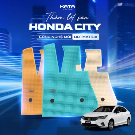 Thảm Lót Sàn Ô Tô Honda City (RS) 2019–2026 Cao Cấp