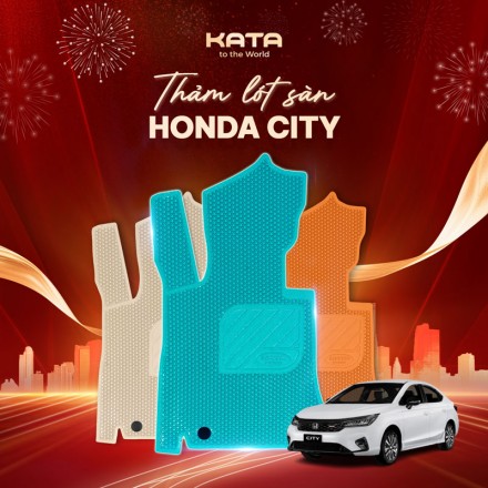 Thảm Lót Sàn Ô Tô Honda City (RS) 2019–2025 Cao Cấp