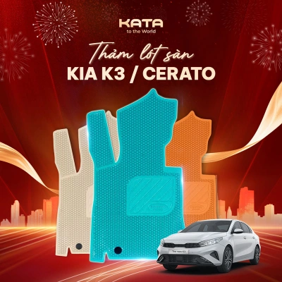 Thảm lót sàn xe ô tô Kia K3 Cerato 2021-2025 KATA