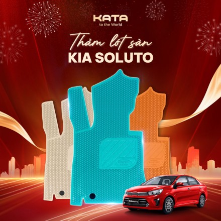 Thảm lót sàn ô tô KATA cho Kia Soluto