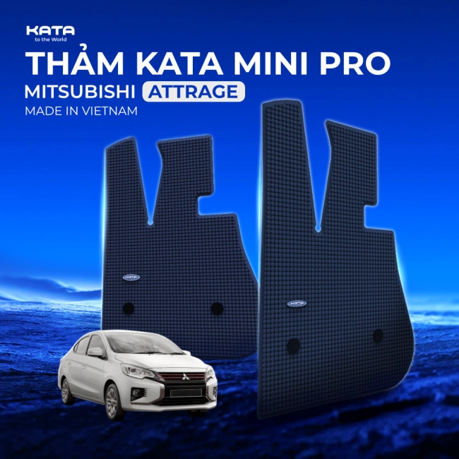 Thảm lót sàn ô tô KATA dành cho Xe Mitsubishi Attrage 2026
