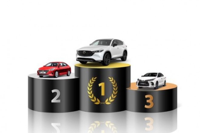 Top 5 Những Mẫu Xe Bán Chạy Nhất Tháng 11/2023