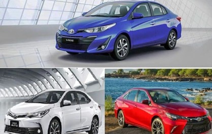 Top 5 Xe Toyota Sedan Được Lựa Chọn Nhiều Nhất Hiện Nay