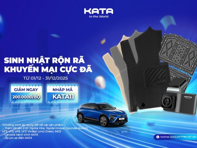 KATA SINH NHẬT RỘN RÃ – KHUYẾN MẠI CỰC ĐÃ