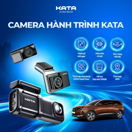 Camera hành trình Peugeot 5008 KATA chất lượng, thông minh