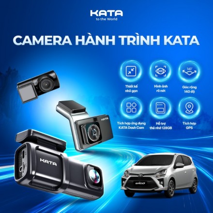 Camera hành trình Toyota Wigo KATA bền đẹp, thông minh