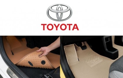 Nhà máy gia công thảm lót sàn xe hãng Toyota theo yêu cầu (OEM)