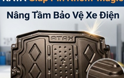 KATA Phát Triển Giáp Pin Nhôm-Magie Dark Brown Dày 2.0mm