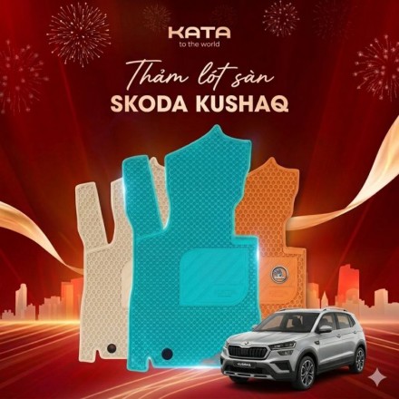 Thảm Lót Sàn Ô Tô Skoda Kushaq KATA Chất Lượng, Giá Ưu Đãi
