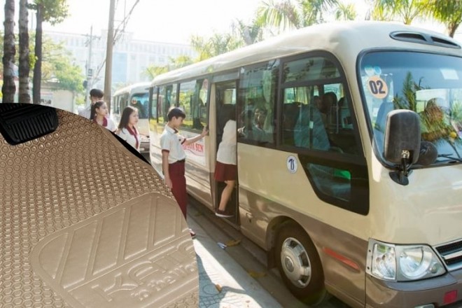 Thảm lót sàn ô tô xe đưa đón học sinh nào an toàn mà chất lượng nhất?