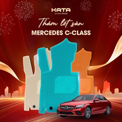 Thảm Lót Sàn Ô Tô Mercedes C-Class 2022