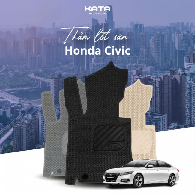 Thảm lót sàn ô tô Honda Civic Full Option