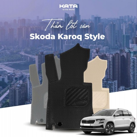 Thảm Lót Sàn Ô Tô Skoda Karoq Style