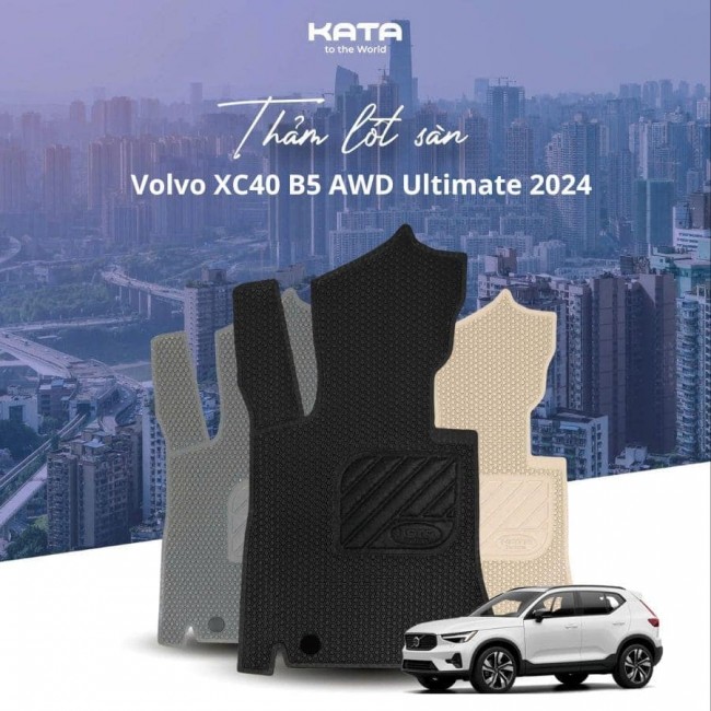 Thảm Lót Sàn Ô Tô Volvo XC40 B5 AWD Ultimate 2024