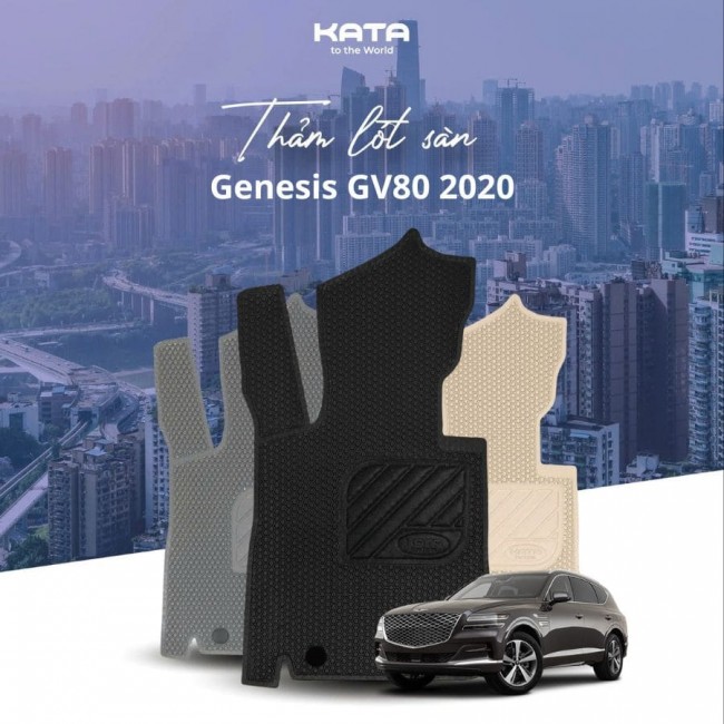 Thảm Lót Sàn Ô Tô Genesis GV80 2020 – 2021 