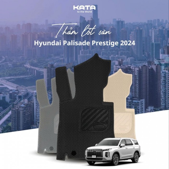 Thảm Lót Sàn Ô Tô Hyundai Palisade Prestige 6 Chỗ 2024