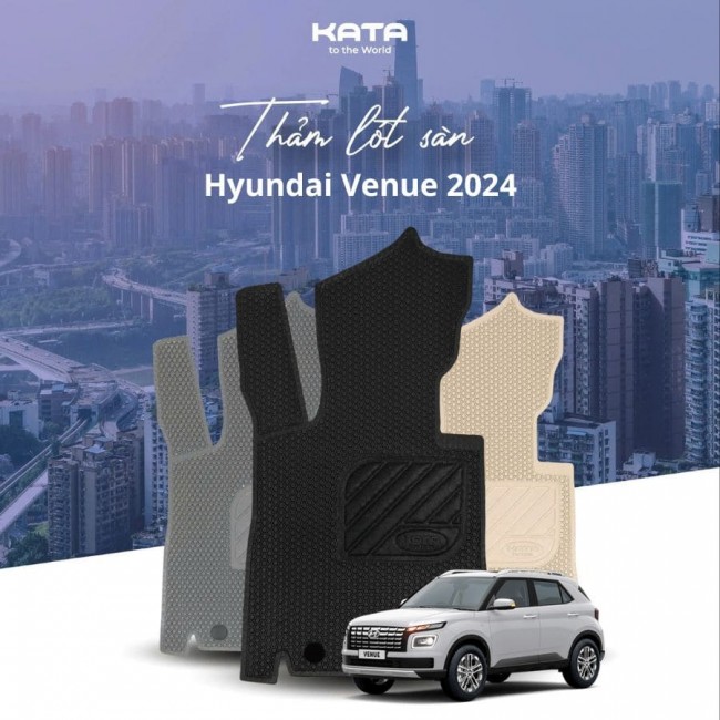 Thảm Lót Sàn Ô Tô Hyundai Venue 2019 - 2024