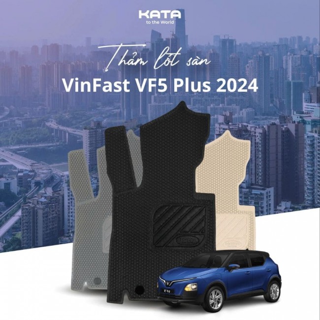 Thảm Lót Sàn Ô Tô VinFast VF5 Plus 2024