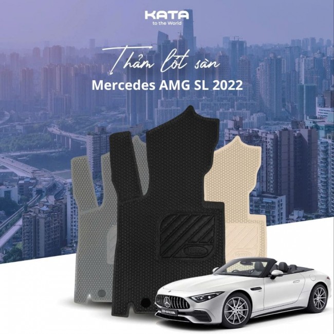 Thảm Lót Sàn Ô Tô Mercedes AMG SL 2022