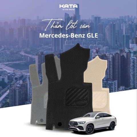Thảm lót sàn xe ô tô Mercedes GLE 450 7 chỗ 2025